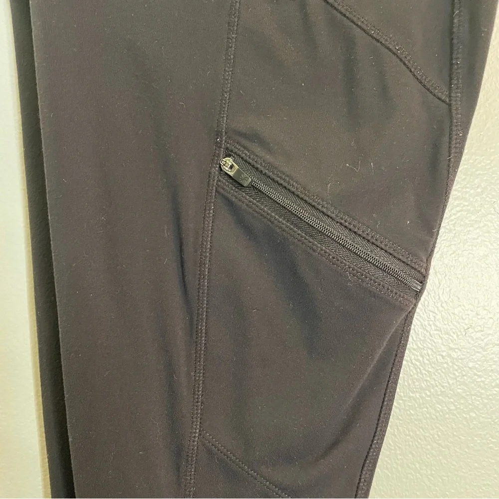Athleta Metro Drifter Tight Leggings Black Zipper Pockets Womens XS - Picture 11 of 11